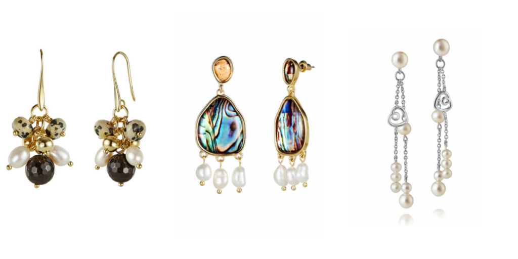 pearl jewellery trends autumn winter: chandelier earrings