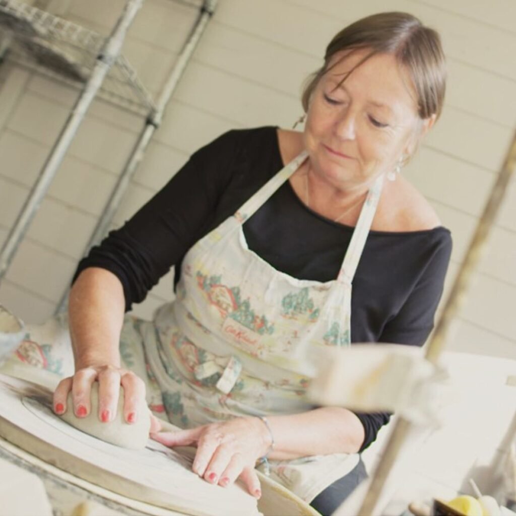 photo of Karen from the Pottery shed in jersey